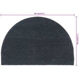  Otirač za vrata tamno siva poluokrugla 40x60 cm čupava kokosova vlakna | shoptok.hr