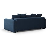 Micadoni Tamno plava sklopiva/s prostorom za odlaganje sofa 231 cm Elen – | shoptok.hr