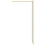  Zid za walk-in tuš Zlatno 80 x 195 cm Staklo otporno na udarce | shoptok.hr