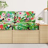 vidaXL Blazina za palete za sedež Tropska džungla 70x70x12 cm Oxford tkanina | Shoptok.si