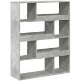 vidaXL Pregrada za prostor betonsko siva 100x33x125,5 cm inž. les | Shoptok.si