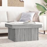  Stolić za kavu siva boja hrasta 100x55x40 cm konstruirano drvo | shoptok.hr
