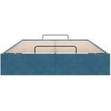 vidaXL Okvir kreveta bez madraca tamnoplavi 120x200 cm baršunasti | shoptok.hr
