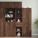 vidaXL Uski ormarić za pohranu smeđa boja hrasta 40x42,5x225 cm drveni | shoptok.hr