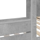  Postelja na vzkraj za otroke Betonsko siva 90 x 190 cm, (5000137008) | Shoptok.si