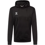 Hummel Sportska sweater majica 'GO 2.0' crna / bijela