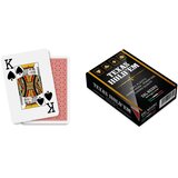 Dal Negro karte za poker 100% plastika jumbo index, crvene | shoptok.hr