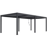 Pergole Bioklimatska pergola INTRO DUO 7,2X3,6 m, aluminij – samostoječa, tri-conska Cene