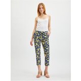 Orsay Yellow-Blue Womens Shortened Flowered Pants - Women | Shoptok.si