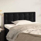  Uzglavlje crno 80 x 5 x 78/88 cm baršunasto | shoptok.hr