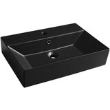 Sapho Crni keramički umivaonik 60x42 cm Sistema – Cijene