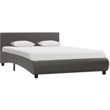  Okvir za krevet od umjetne kože s LED svjetlom sivi 120x200 cm | shoptok.hr
