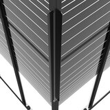  Prugasta tuš-kabina ESG 80 x 80 x 180 cm crna | shoptok.hr