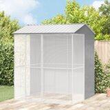 vidaXL Ptica gnezdo Siva 215x210x247 cm Jeklo | Shoptok.si