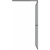Pregrada za tuš 100 x 195 cm od tamnog kaljenog stakla | shoptok.hr