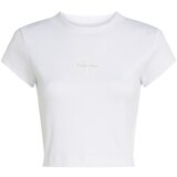 Calvin Klein Jeans Majice s kratkimi rokavi MONOGRAM BABY TEE LV047AB802 Bela Cene