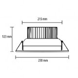 Elementa Ugradna LED lampa 30W hladno bela LUG2550-30/NW Cene