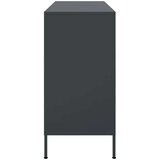 vidaXL Komoda antracitna 100,5x39x79 cm hladno valjano jeklo | Shoptok.si