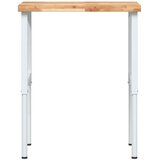  Radni stol 80x60x(73-99,5) cm masivno drvo bagrema pravokutni | shoptok.hr
