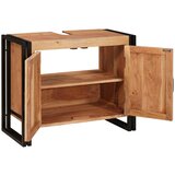 Ormarić za umivaonik Smeđa 71 x 33 x 58 cm Čvrsto drvo akacije | shoptok.hr