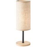Fischer & Honsel Črna/v naravni barvi namizna svetilka s tekstilnim senčilom (višina 30 cm) Kira – Cene