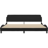  Okvir za krevet Dover crni 200x200 cm od umjetne kože | Eponuda.com