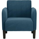SOFA s naslonima za ruke plava 54 cm baršunasta | Eponuda.com