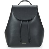 Calvin Klein Jeans Nahrbtniki FOIL LOGO FLAP BACKPACK Črna Cene