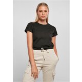 UC Curvy Women's T-shirt made of recycled cotton in black Cijene