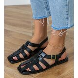 D/CEO Black closed gladiator sandals Neferta | Shoptok.si