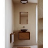 Kave Home Nizak/zidni ormarić za ispod umivaonika od masivne tikovine u prirodnoj boji 60x40 cm Kenta – | shoptok.hr