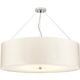 Elstead Lighting Elstead Lightbox Pearce 34" valjasta viseča svetilka s polirano kromirano stropno ploščo, (22097948) | Shoptok.si