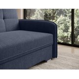 ELTAP Temno modra raztegljiva/s prostorom za shranjevanje sedežna garnitura iz šenilje 102 cm Laine – | Shoptok.si