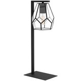 Eglo Mardyke stolna lampa E27, 50,5 cm, crna/prozirno staklo, 43646 Cijene