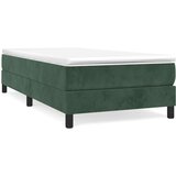  Za krevet s oprugama tamnozeleni 100x200 cm baršunasti | shoptok.hr