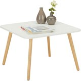 Based klubska miza anouk, bela, naravna | Shoptok.si