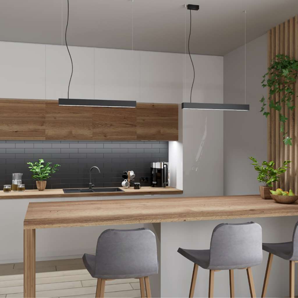  Stenska svetilka PINNE 200 črna, (21347416) | Shoptok.si