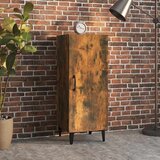  Komoda boja dimljenog hrasta 34,5x34x90 cm konstruirano drvo | shoptok.hr