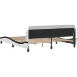  Okvir za krevet Dover bijelo-crni 180x200cm umjetna koža | shoptok.hr