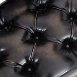 vidaXL Klop za shranjevanje z naslonjalom 110 cm črno umetno usnje | Shoptok.si