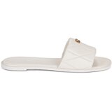 Coach Natikači HOLLY QUILTED LEATHER SANDAL Bela | Shoptok.si