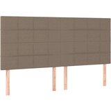  S oprugama i madracem smeđesivi 160x200 cm tkanina | shoptok.hr