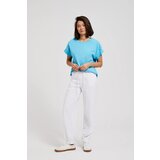 Moodo Women's summer trousers made of viscose - white | Shoptok.si