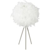 Globo Katunga Stolna svjetiljka (60 W, Bijele boje, Mat nikal, E27) | shoptok.hr