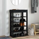  Stalak za cipele crni 60x30x98 cm od konstruiranog drva | shoptok.hr