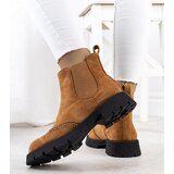 Gemre Brown ankle boots with a chunky sole Newsome | shoptok.hr