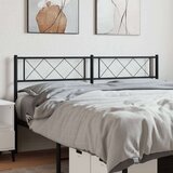  Metalno uzglavlje crno 120 cm | shoptok.hr