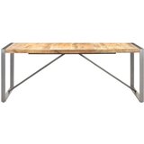 vidaXL Jedilna miza 200x100x75 cm trden robusten mangov les | Shoptok.si