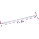 Profili za rubove stepenica 30 pcs Srebrno 67 cm Aluminij | shoptok.hr