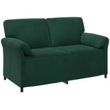 SOFA za dvije osobe Tamnozelena 158 x 83 x 95 cm Baršun | Eponuda.com